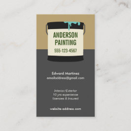 House Painter-Affärskortet Visitkort