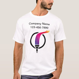 House Painter Logotyp Work Shirts T Shirt