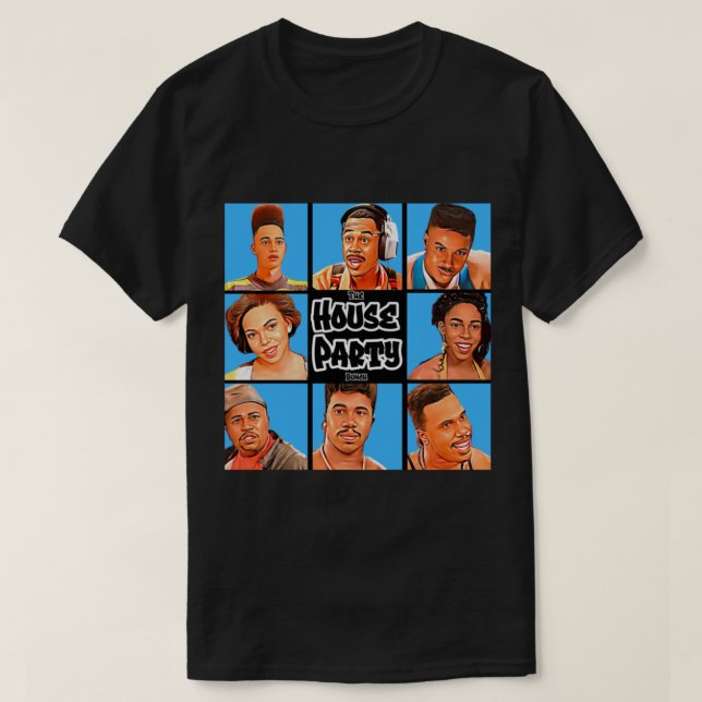 House Party Bunch T Shirt (Design framsida)