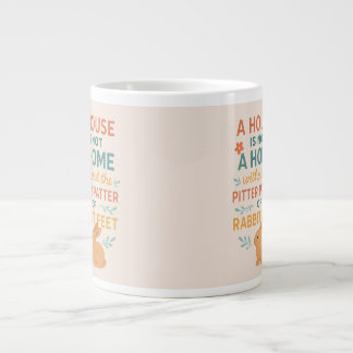 House pitter patter rabbit feet jumbo mugg