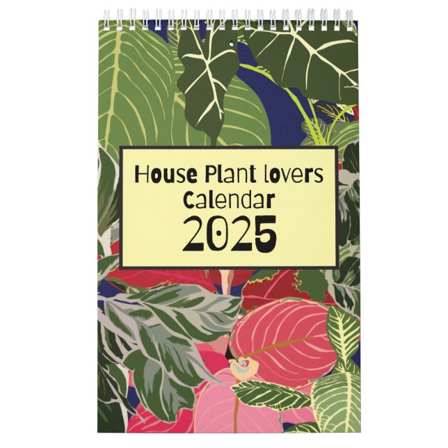 House Plant Älskare Calendar 2025 Kalender (Omslag)