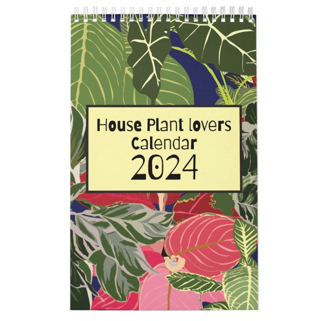 House Plant Älskare Calendar Kalender (Omslag)