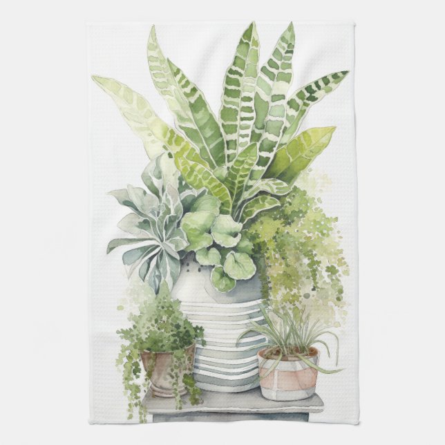 House Plants Kökshandduk (Vertikal)