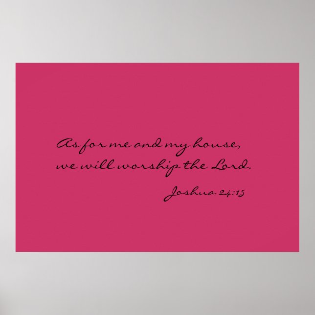 House Prayer Poster (Framsidan)