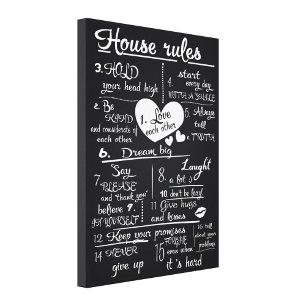 House Regler Canvastryck