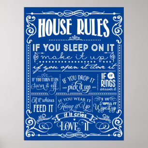House Regler Decorative Poster