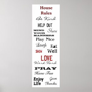House Regler Poster