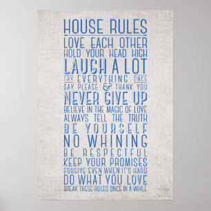 House Regler Poster