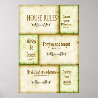 House Regler Poster