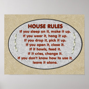 House Regler Poster