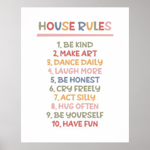 House Regler Poster