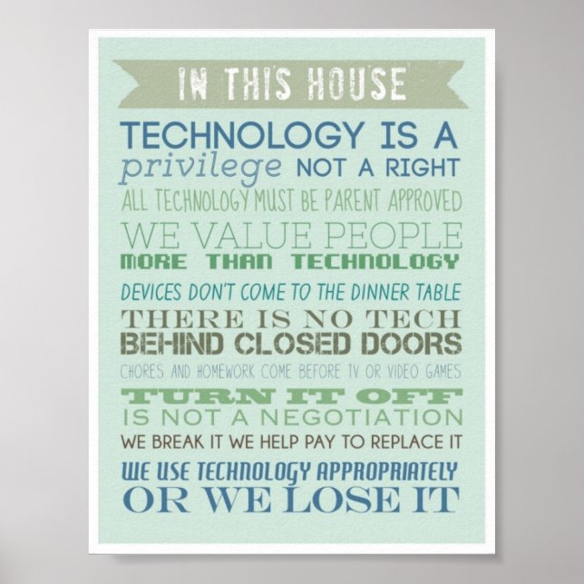 house regler: Teknik Poster (Framsidan)