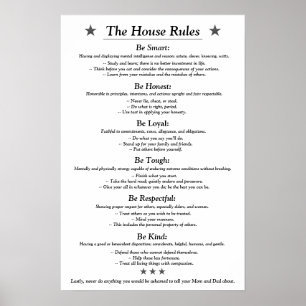 House Regler v3white Poster