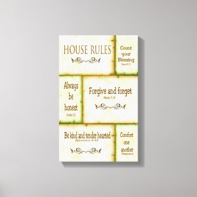 House Regler Wrapped Canvas (Framsida)
