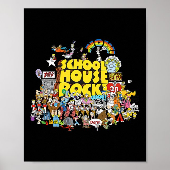House Rock School Animerade tecknade serier Byck t Poster (Framsidan)