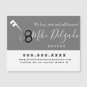 House Sales Rental Broker Business Nyckel Logotyp