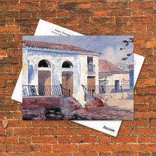 House Santiago Cuba Winslow Homer Vykort