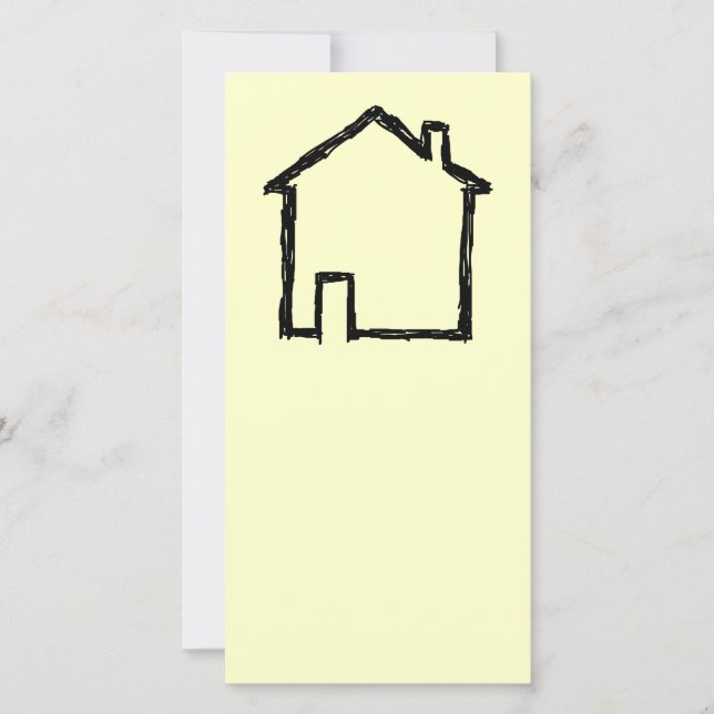 House Sketch. Black and Cream. (Framsida)