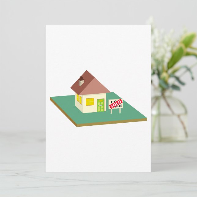 House Sold Inbjudningar (Skapare uppladdad)