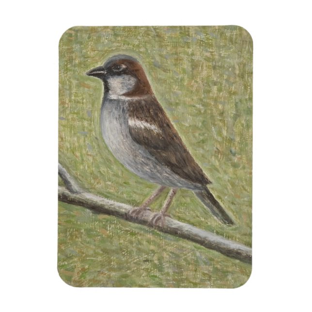 House Sparrow 2008 Magnet (Vertikal)