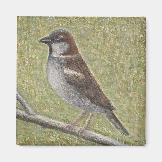 House Sparrow 2008 Magnet (Framsidan)