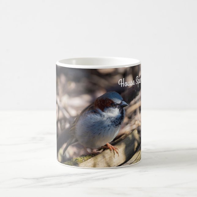 House Sparrow Kaffemugg (Center)