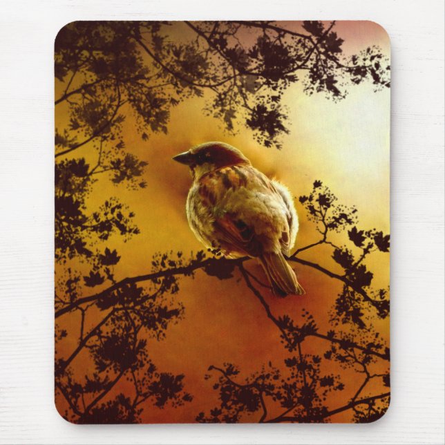 House Sparrow Mousepad Musmatta (Framsidan)