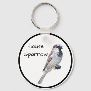 House Sparrow Nyckelring