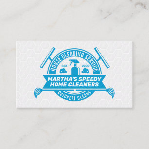 House Städning Badge Badkar Visitkort