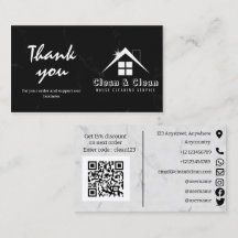 House Städning Black and White Marble Tack