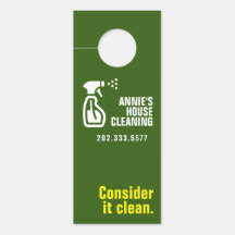 House Städning Door Hanger