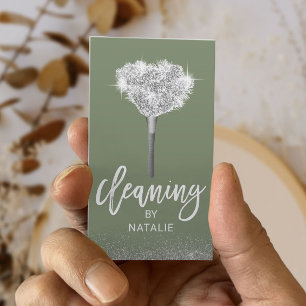 House Städning Grönt-tjänsten Sage Maid Visitkort