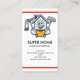 House Städning Home Services Affärskort Visitkort