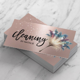 House Städning Magic Maid Service Ro Guld Visitkort