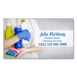 House Städning Magnetiska Visitkort