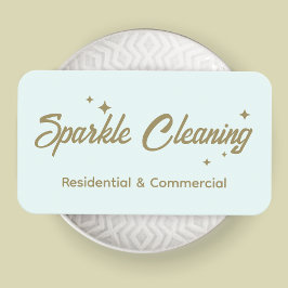 House Städning Retro Stars Visitkort