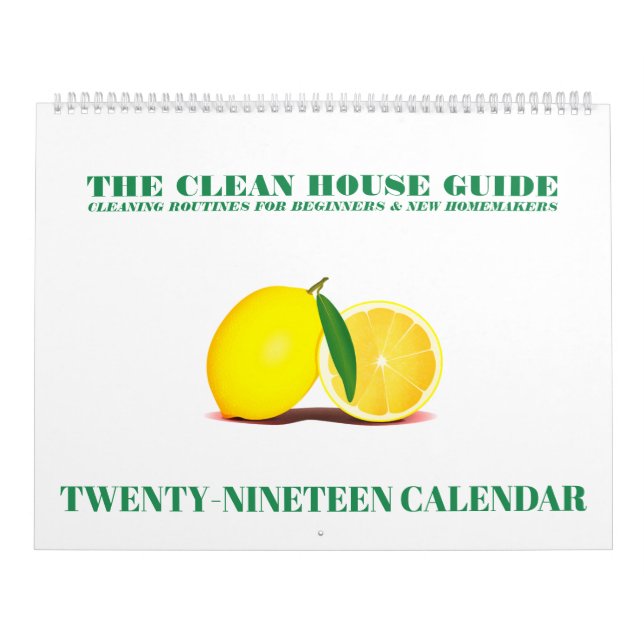 House Städning Routines for Beginners 2019 Kalender (Omslag)