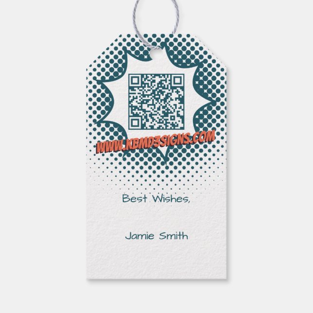 House Städning Service Promotional Tack! Presentetikett (Baksidan)