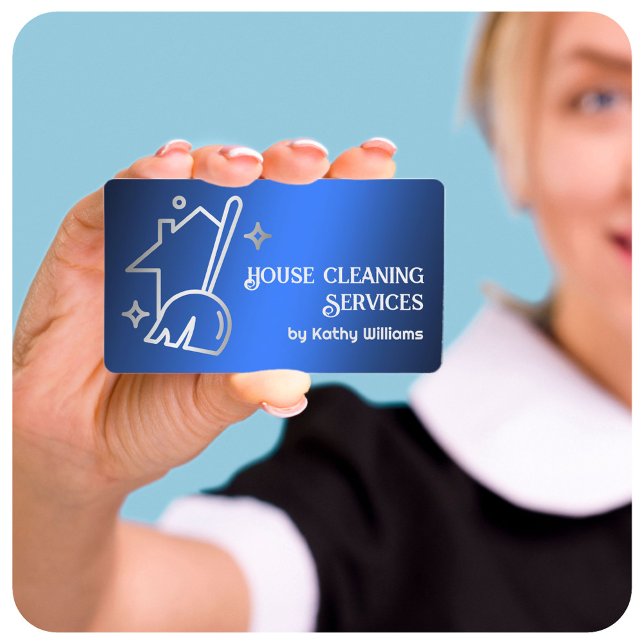 House Städning Visitkort (House Cleaning Business Cards)