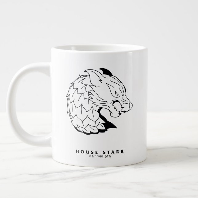 House Stark Icon Jumbo Mugg (Vänster)
