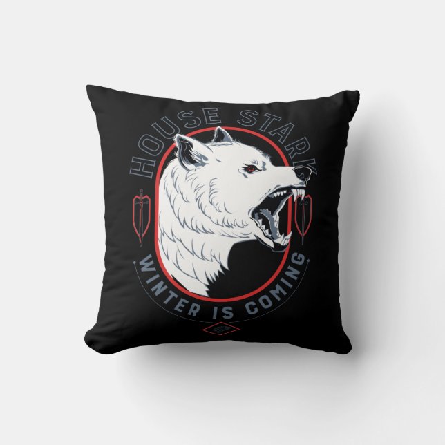 House Stark - vintern kommer Kudde (Framsida)
