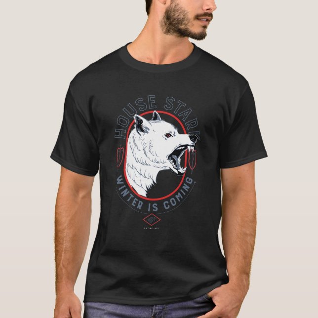 House Stark - vintern kommer T Shirt (Framsida)