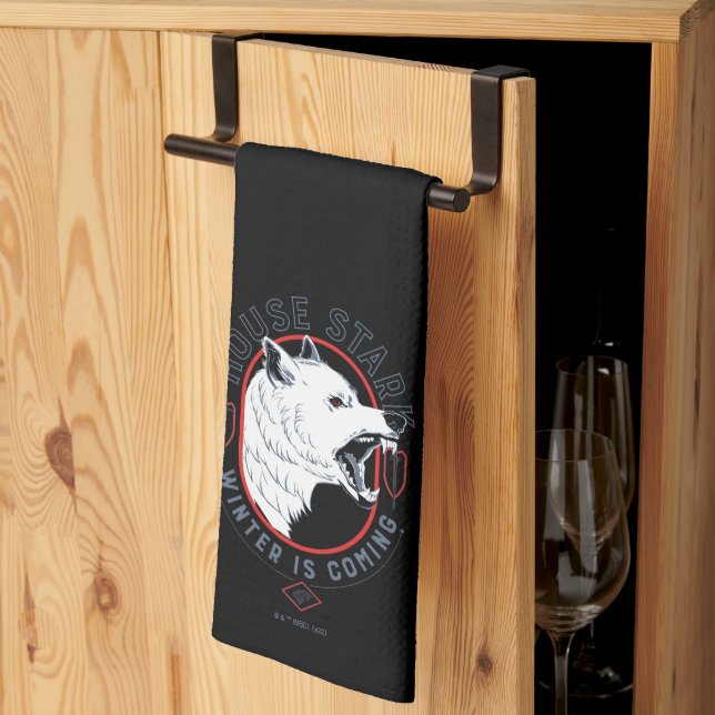 House Stark - Winter Is Coming Kökshandduk (Thirds Fold)