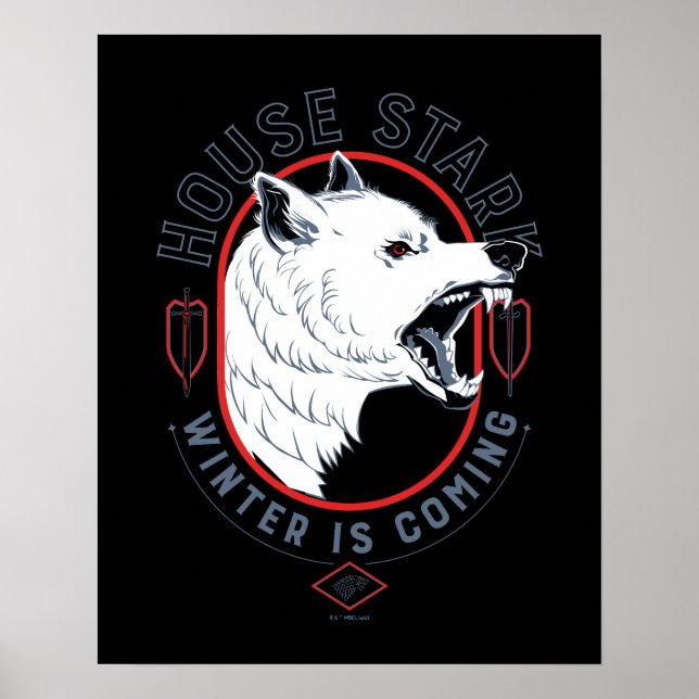House Stark - Winter Is Coming Poster (Framsidan)