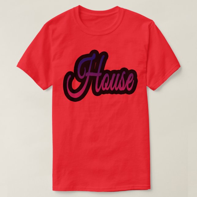 House T Shirt (Design framsida)