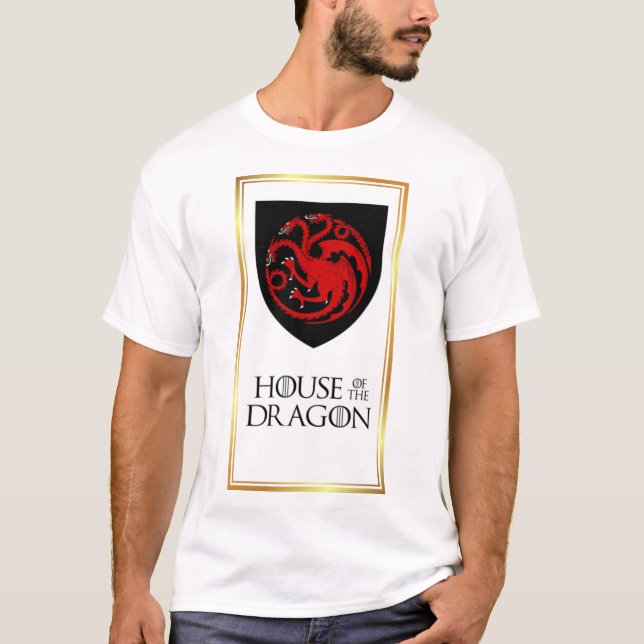 "House Targaryen: Dragon's Roar T-Shirts" T Shirt (Framsida)