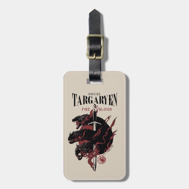 House Targaryen - Fire & Blood Bagagebricka (Vertikal Framsida)