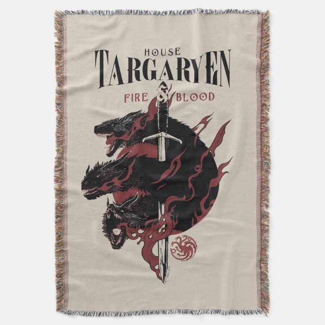 House Targaryen - Fire & Blood Filt (Framsidan Vertikal)