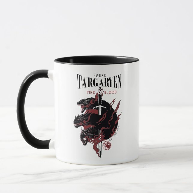 House Targaryen - Fire & Blood Mugg (Vänster)
