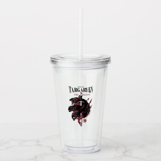 House Targaryen - Fire & Blood Take Away Mugg (Framsida)